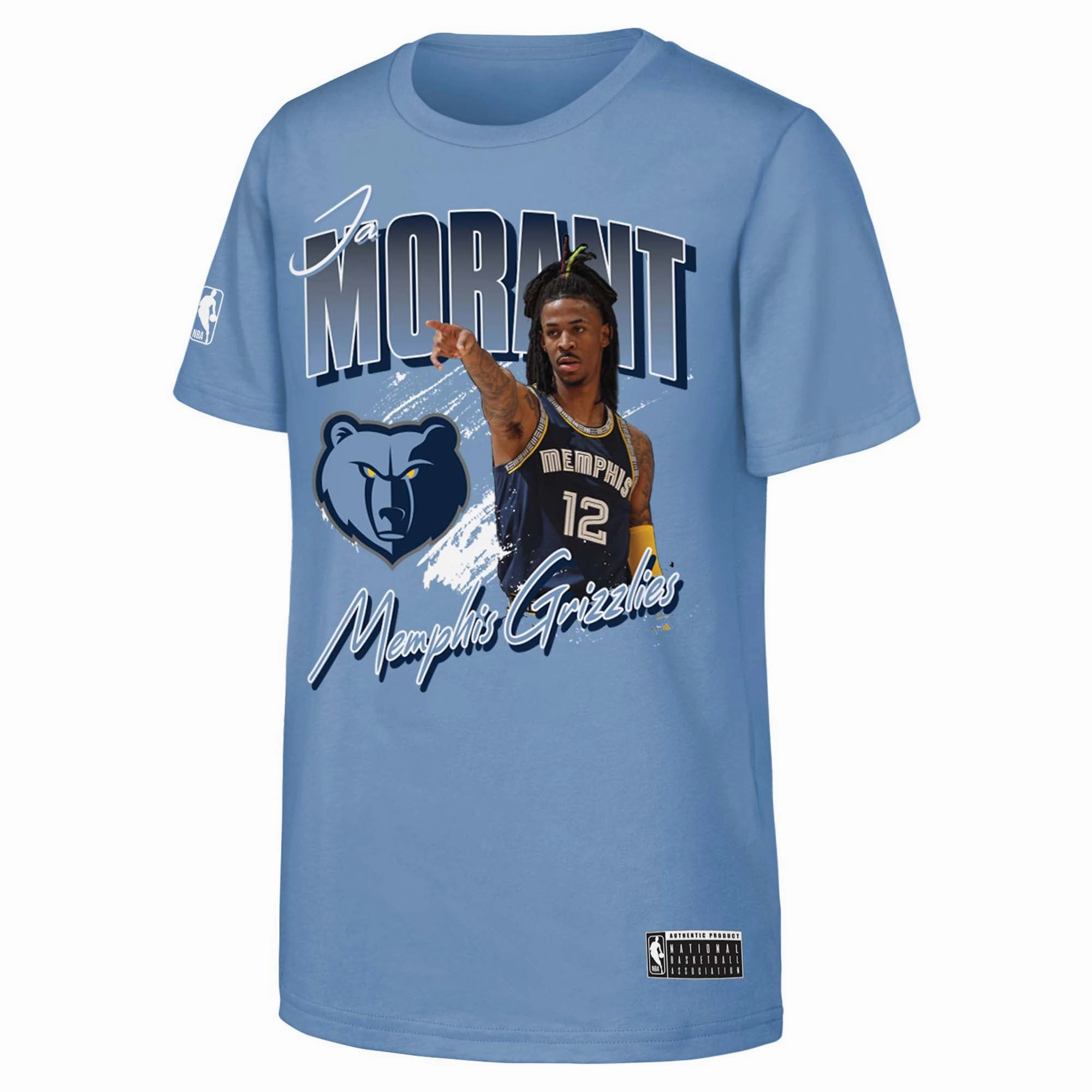 Cozy Performance Men's NBA Memphis Grizzlies Ja Morant Jones Tee
