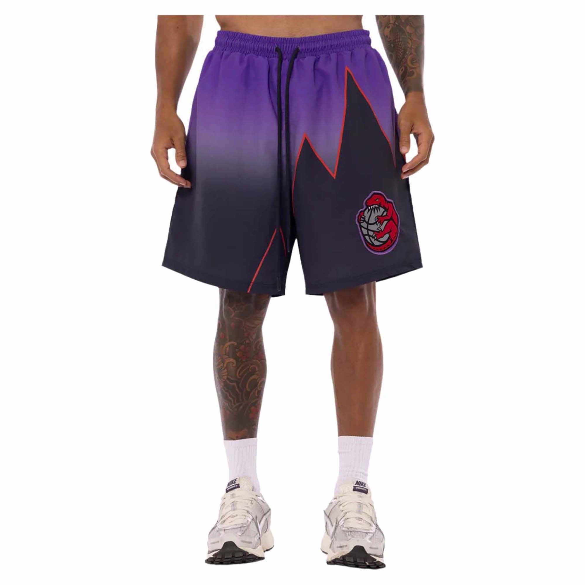 Ultra Flex Ribbed Trim Men's NBA Toronto Raptors Polyester Shorts