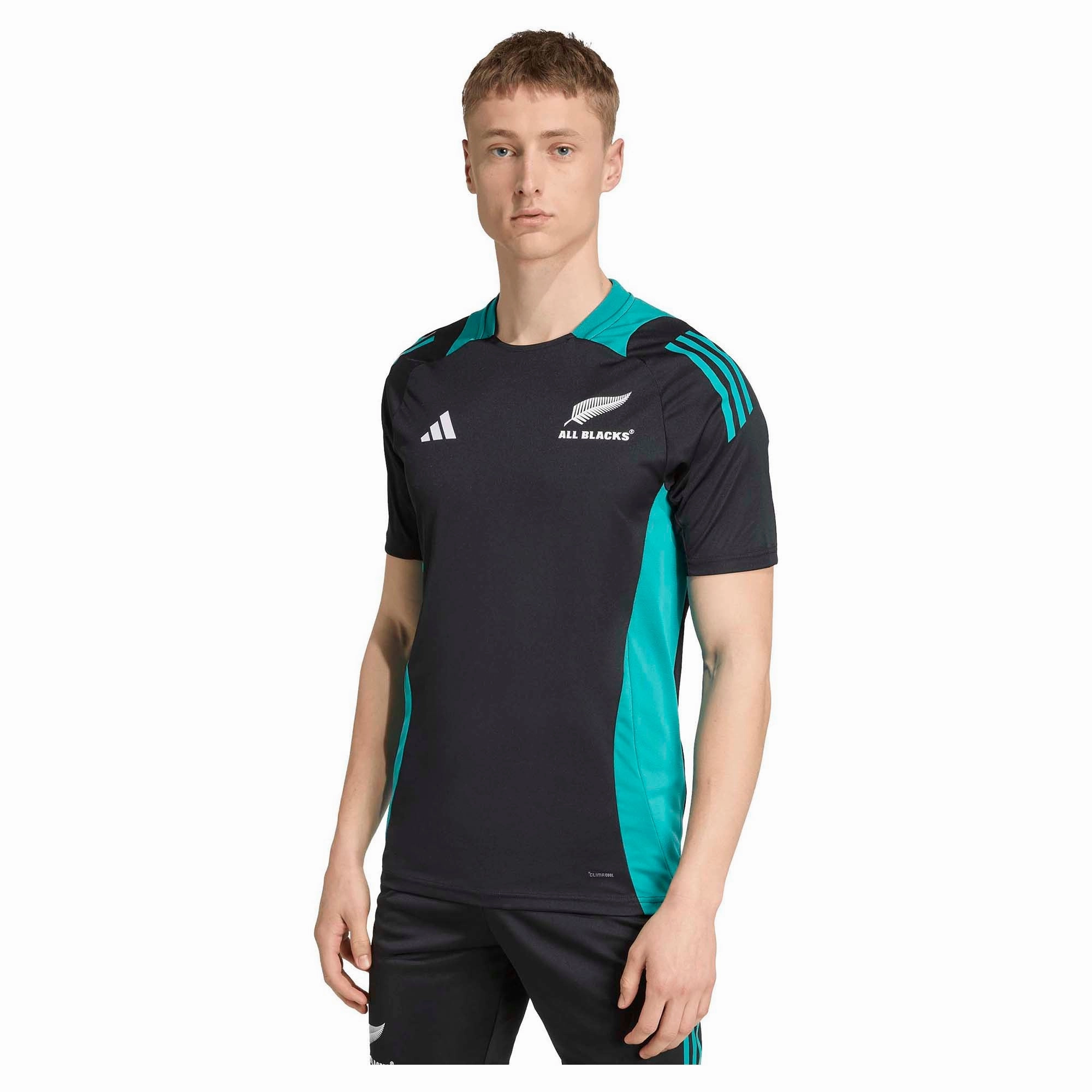 Men's New Zealand All Blacks Performance Tee Airflow Channel Design Reinforced Shoulder Panels