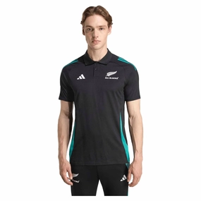 Men's New Zealand All Blacks Training Polo Urban Comfort Eco Friendly Fabric Blends