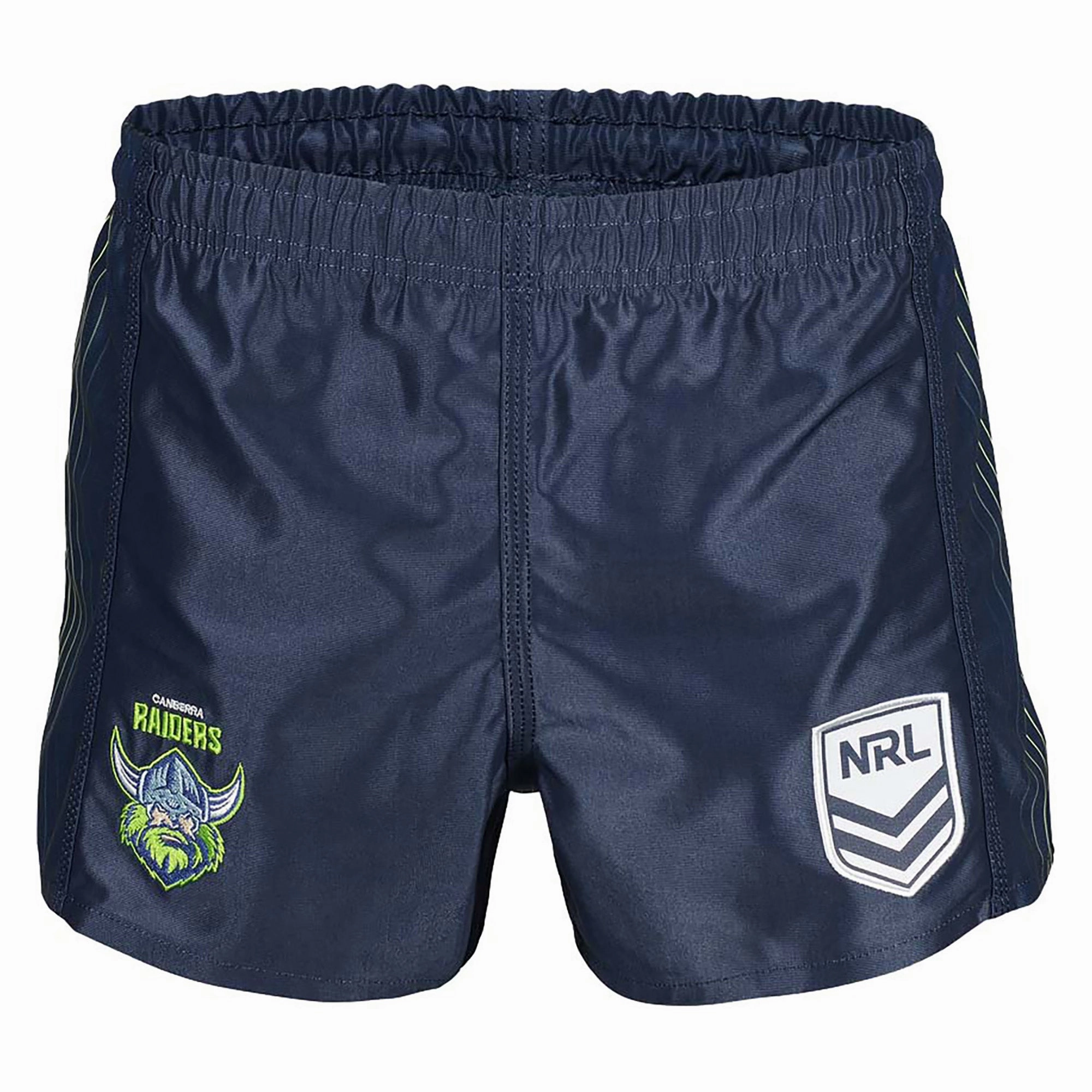 Men's NRL Canberra Raiders Away Supporter Shorts Shape Retention Fabric