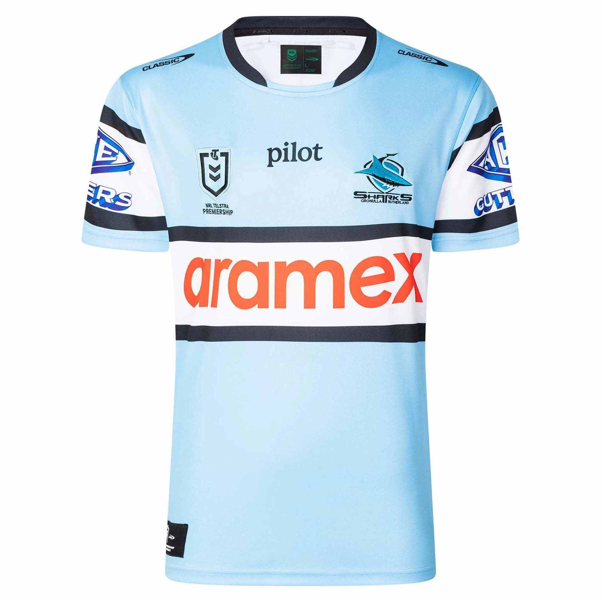 Sport Apparel Effortless Fit Men's NRL Cronulla-Sutherland Sharks 2025 Home Jersey