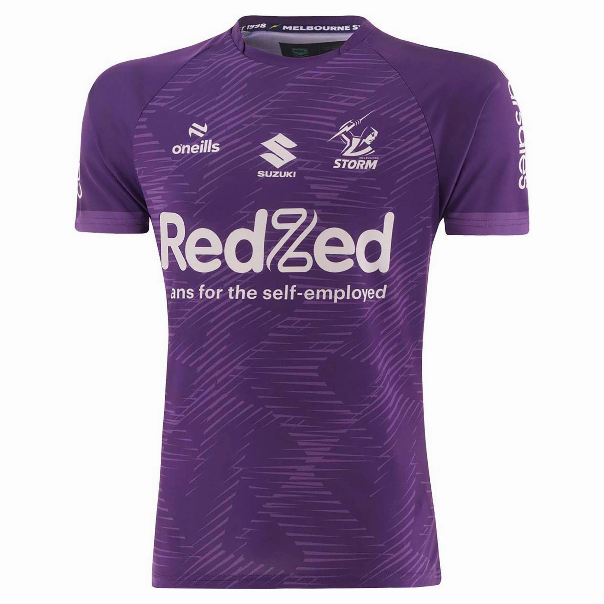 Dry Support Men's NRL Melbourne Storm 2025 Purple Training Tee