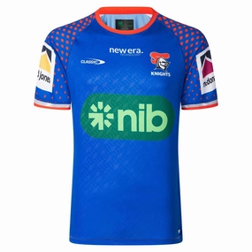 Hybrid Fabric Blends Play Ready Men's NRL Newcastle Knights 2025 Pro Training Tee