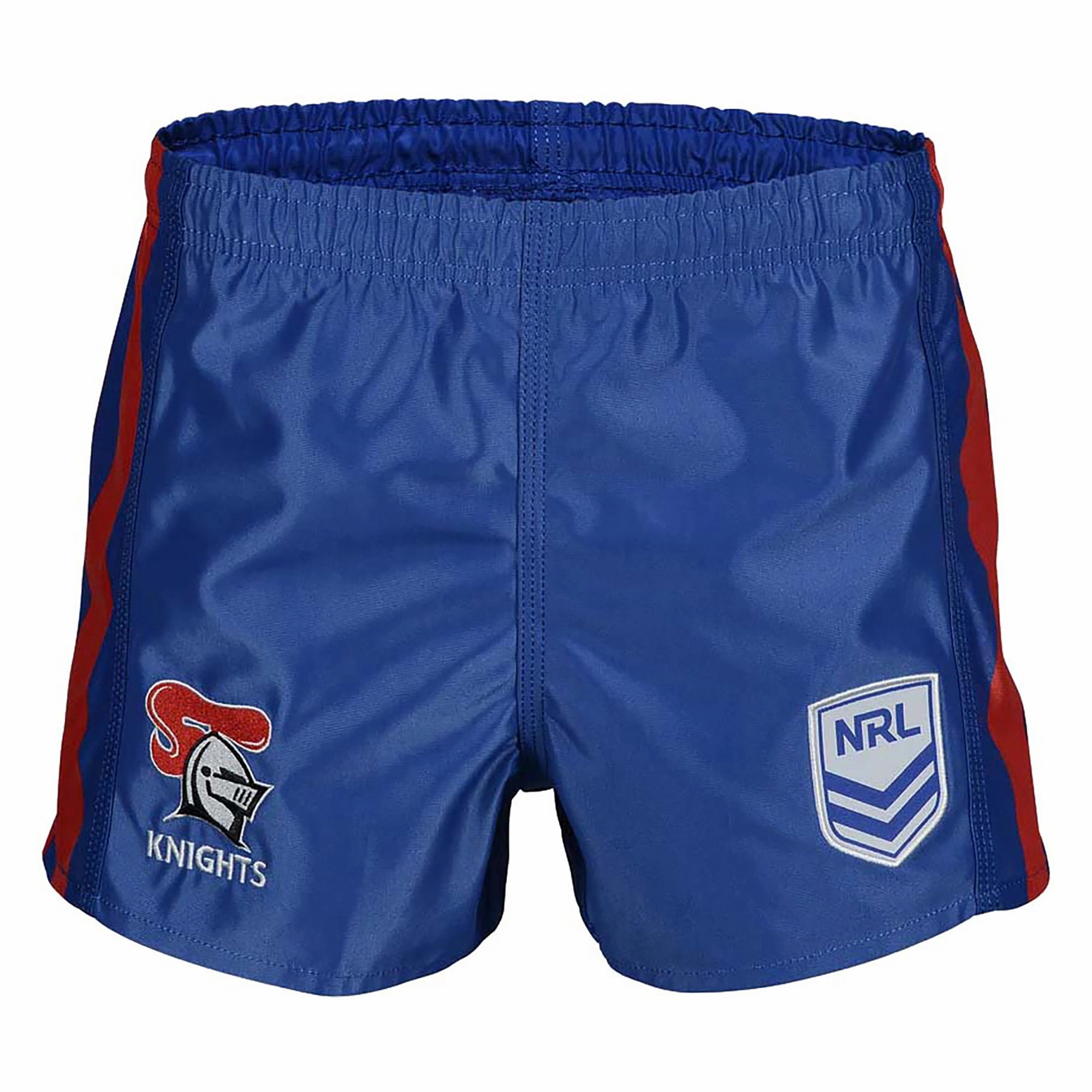 Premium Quality Stitching Anti Snag Fabric Men's NRL Newcastle Knights Home Supporter Shorts
