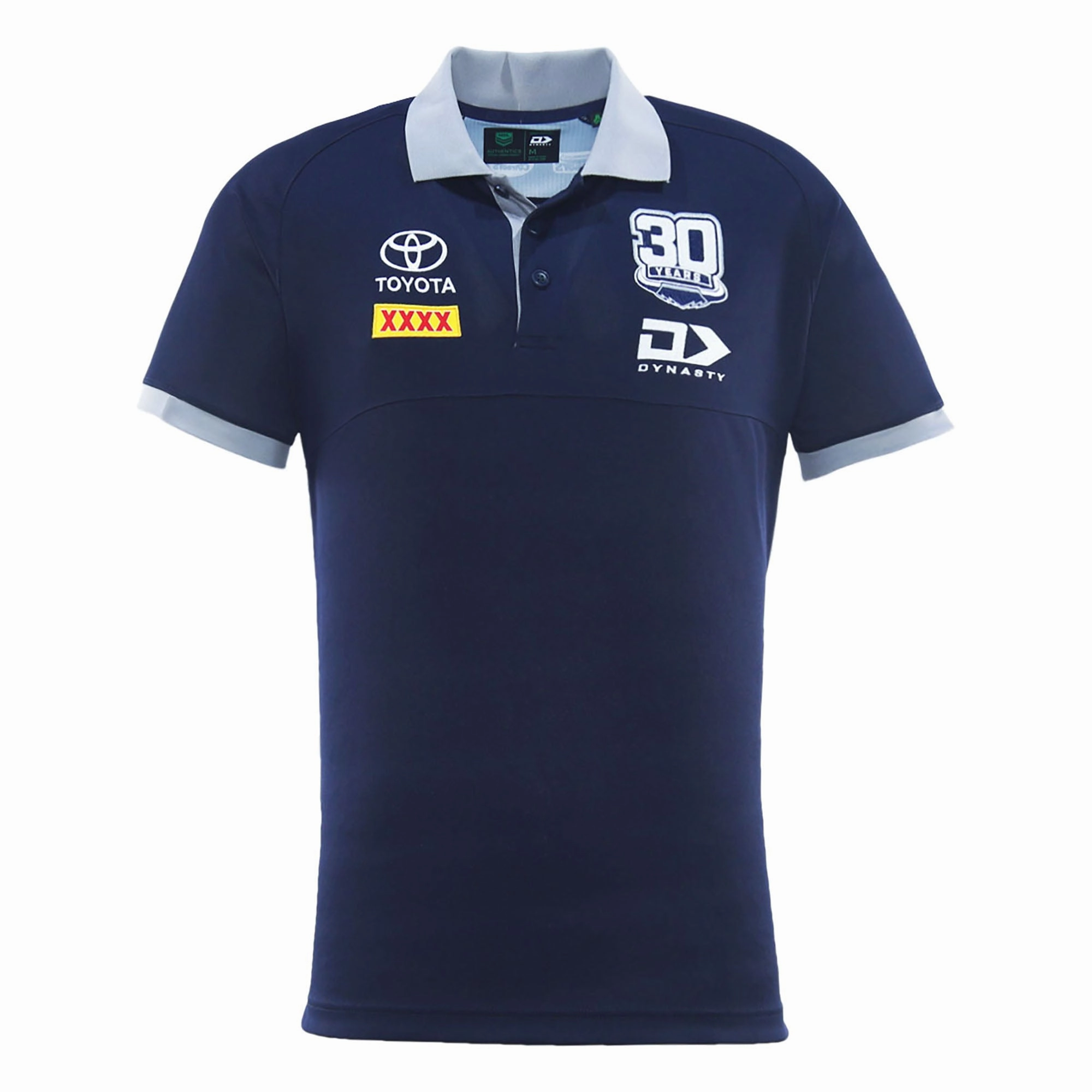Men's NRL North Queensland Cowboys 2025 Media Polo Mesh Ventilation Panels