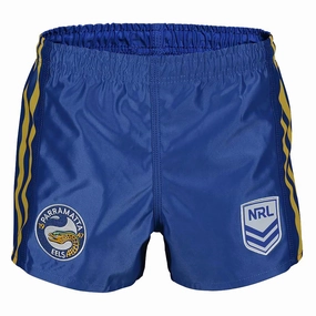 Men's NRL Parramatta Eels Supporter Shorts Anti Shrink Treatment Dynamic Texture