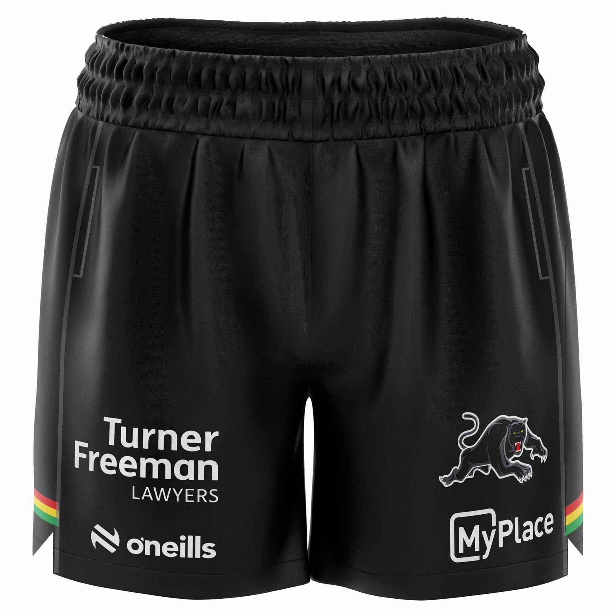 Comfort Stretch Dynamic Fit Construction Men's NRL Penrith Panthers 2025 Training Shorts
