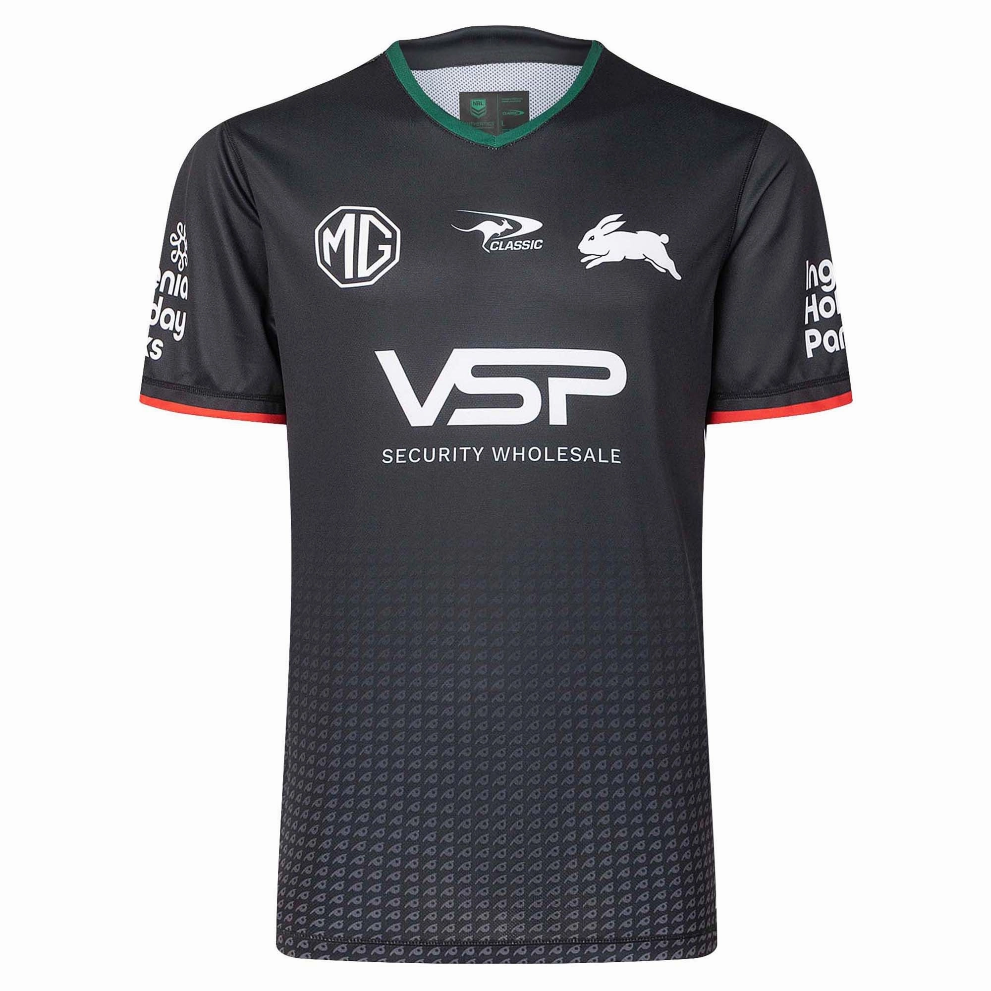 Men's NRL South Sydney Rabbitohs 2025 Pro Training Tee Rush Ready Performance Flex