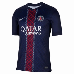 Men's Paris Saint-Germain 2025/26 Stadium Home Jersey Thermoregulating Technology Matte Surface Finish