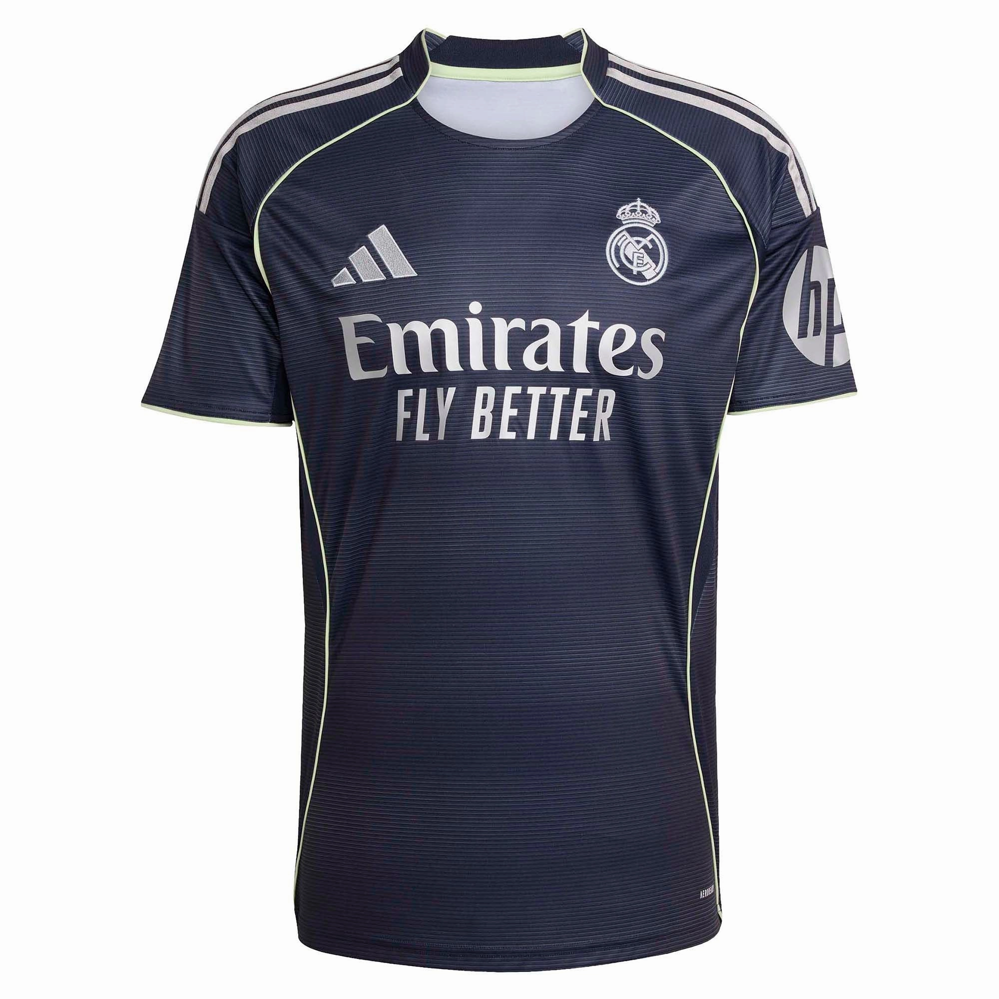 Men's Real Madrid 2025/26 Away Soccer Jersey Fitness Apparel
