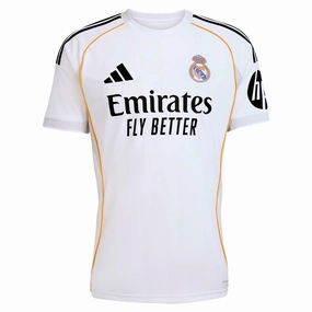 Heat Transfer Labels Men's Real Madrid 2025/26 Home Soccer Jersey