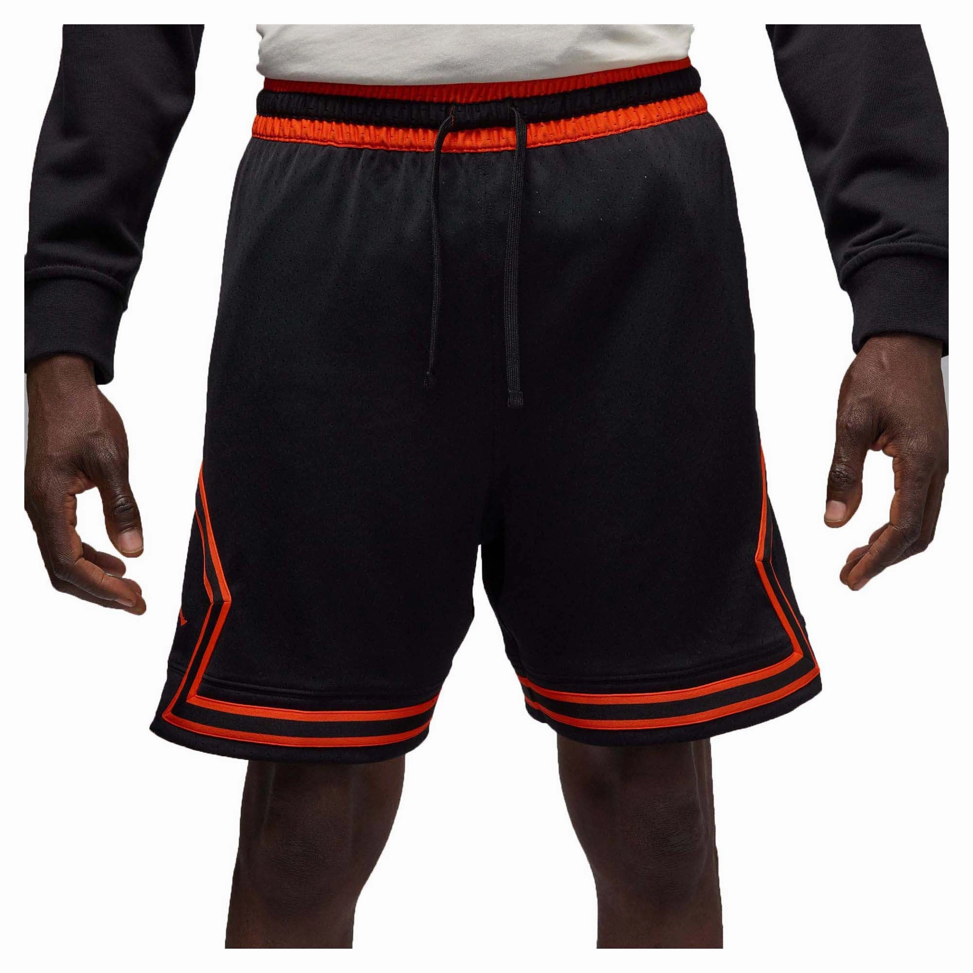 Men's Sport Mesh Diamond Shorts Multipanel Construction Rolling Storage Pocket