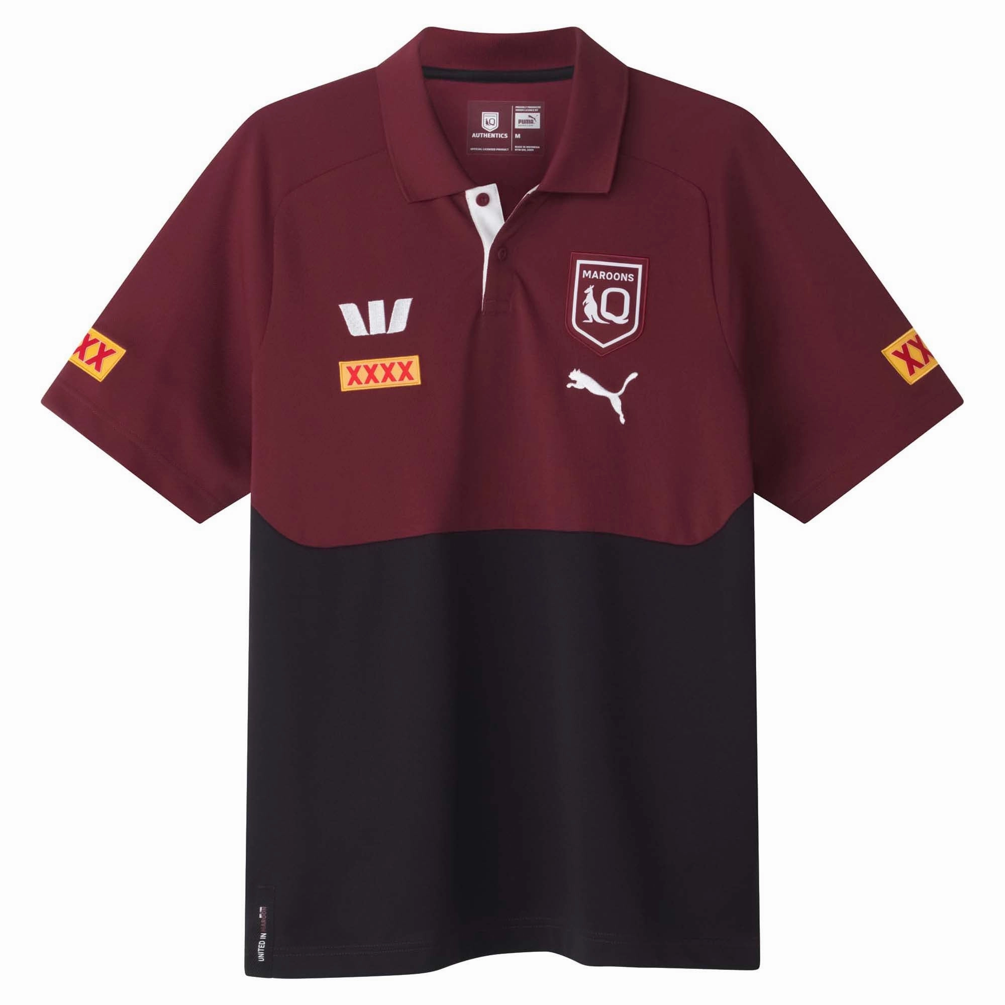 Temperature Control Weave Men's State Of Origin Queensland Maroons 2025 Team Polo