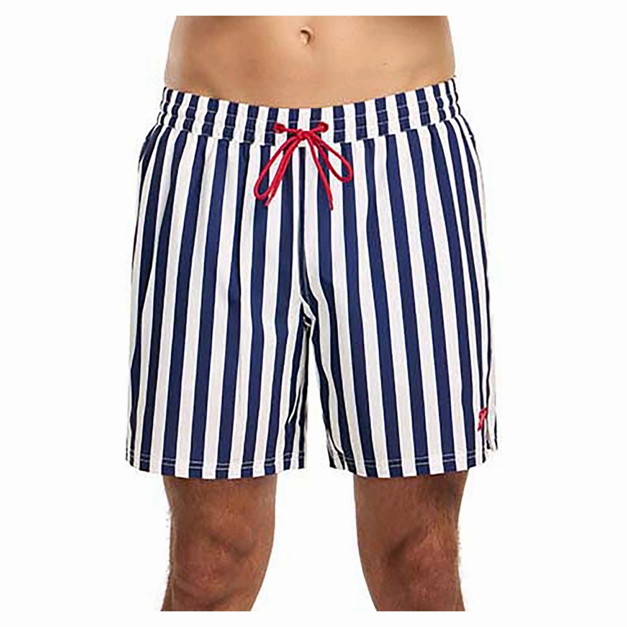 Men's Stripe Swim Shorts Perfect Fit