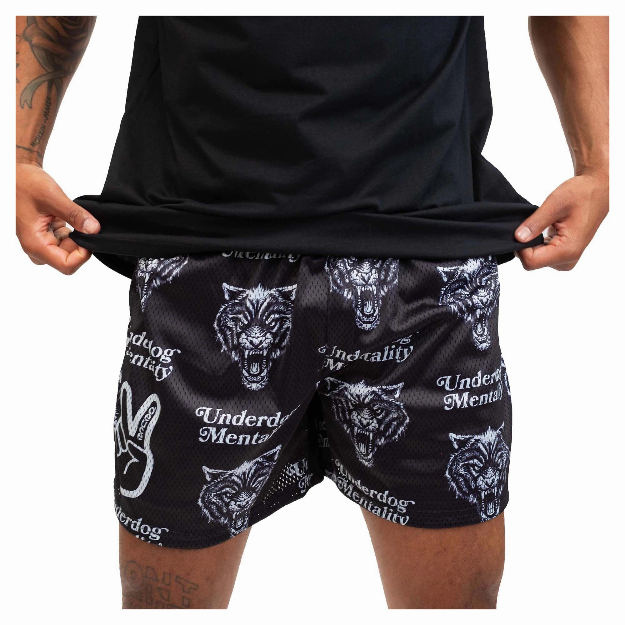 Non Restrictive Movement Men's Underdog Mentality Mesh Shorts