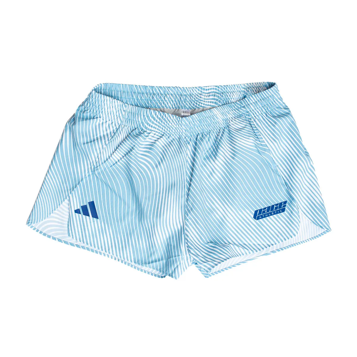 Mens adidas x Pace Athletic Adizero Running Split Shorts WrinkleFree Fabric Formal Shirt