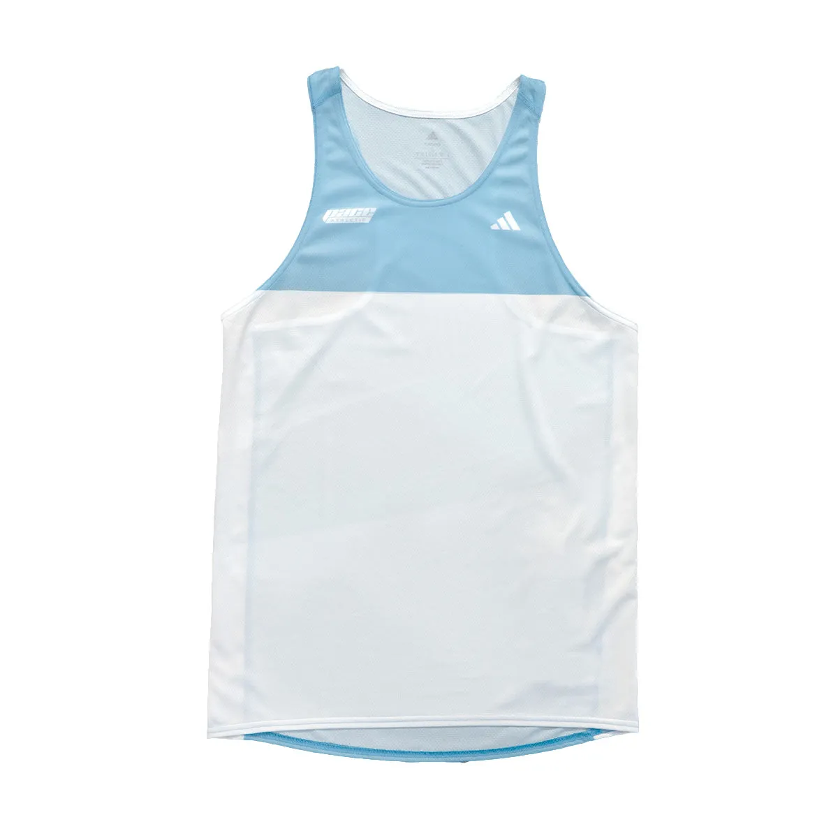 Mens adidas x Pace Athletic Collab Running Singlet Tale Core quick dry