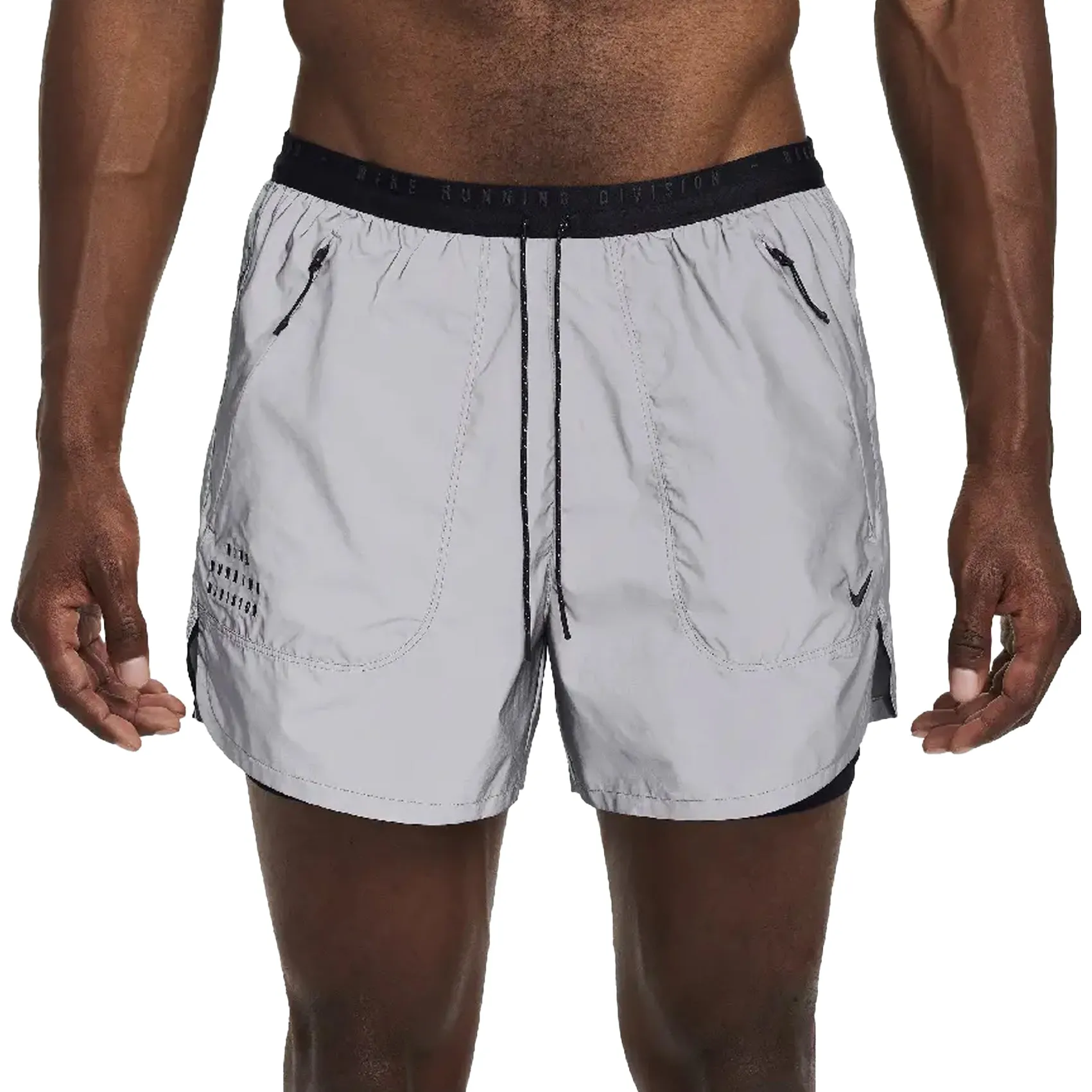 Mens Nike Dri-FIT ADV 4 Inch Reflective Running Shorts UltraSoft Texture
