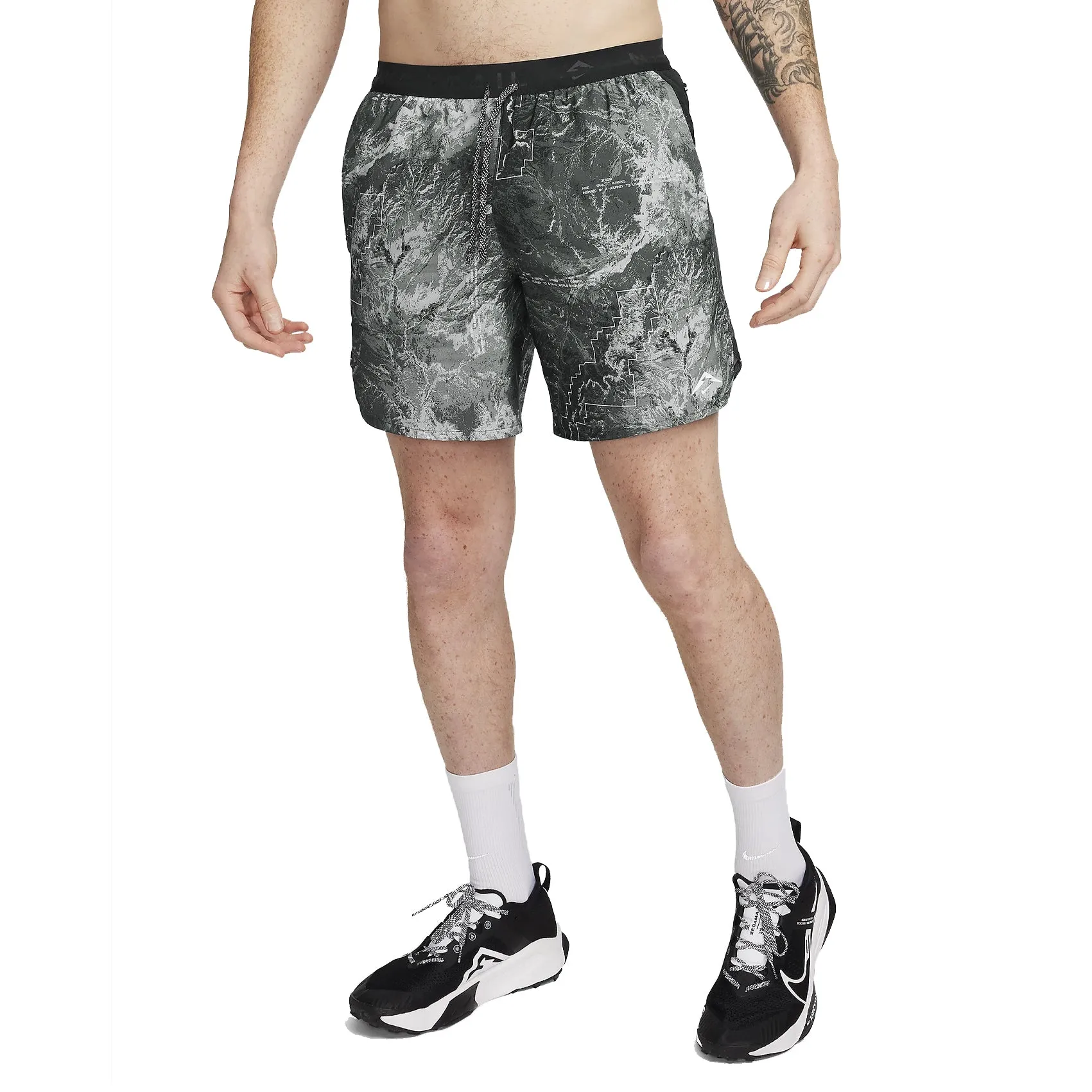Mens Nike Dri-FIT Stride 7 Inch Trail Shorts FourWayStretch Shine Mood