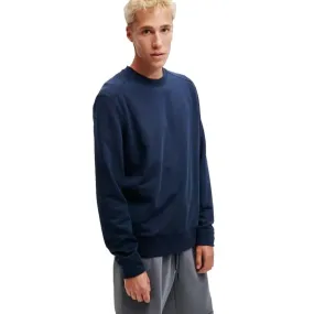 Matte Fit Mens On Running Crew Neck - Navy