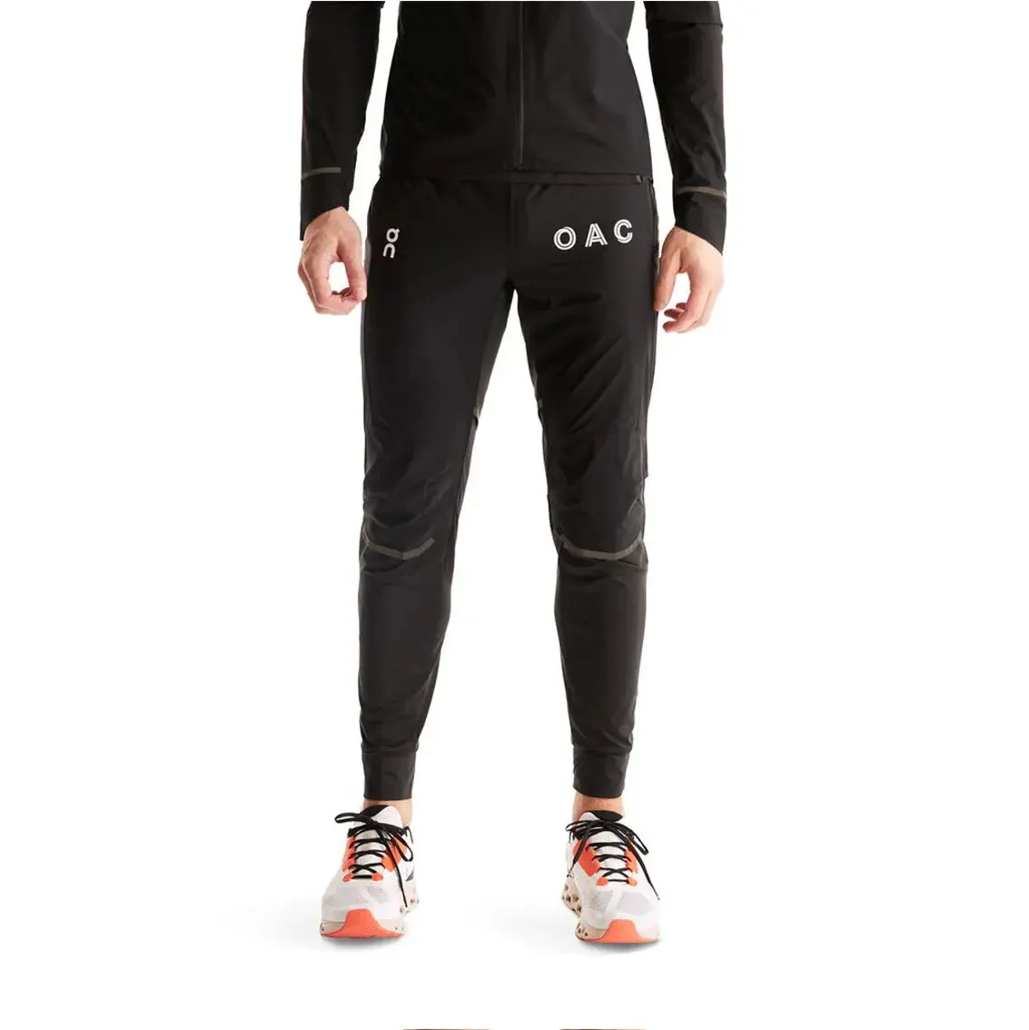 FadeResistant Dye AntiSnagFabric Mens On Running OAC Running Pants - Black