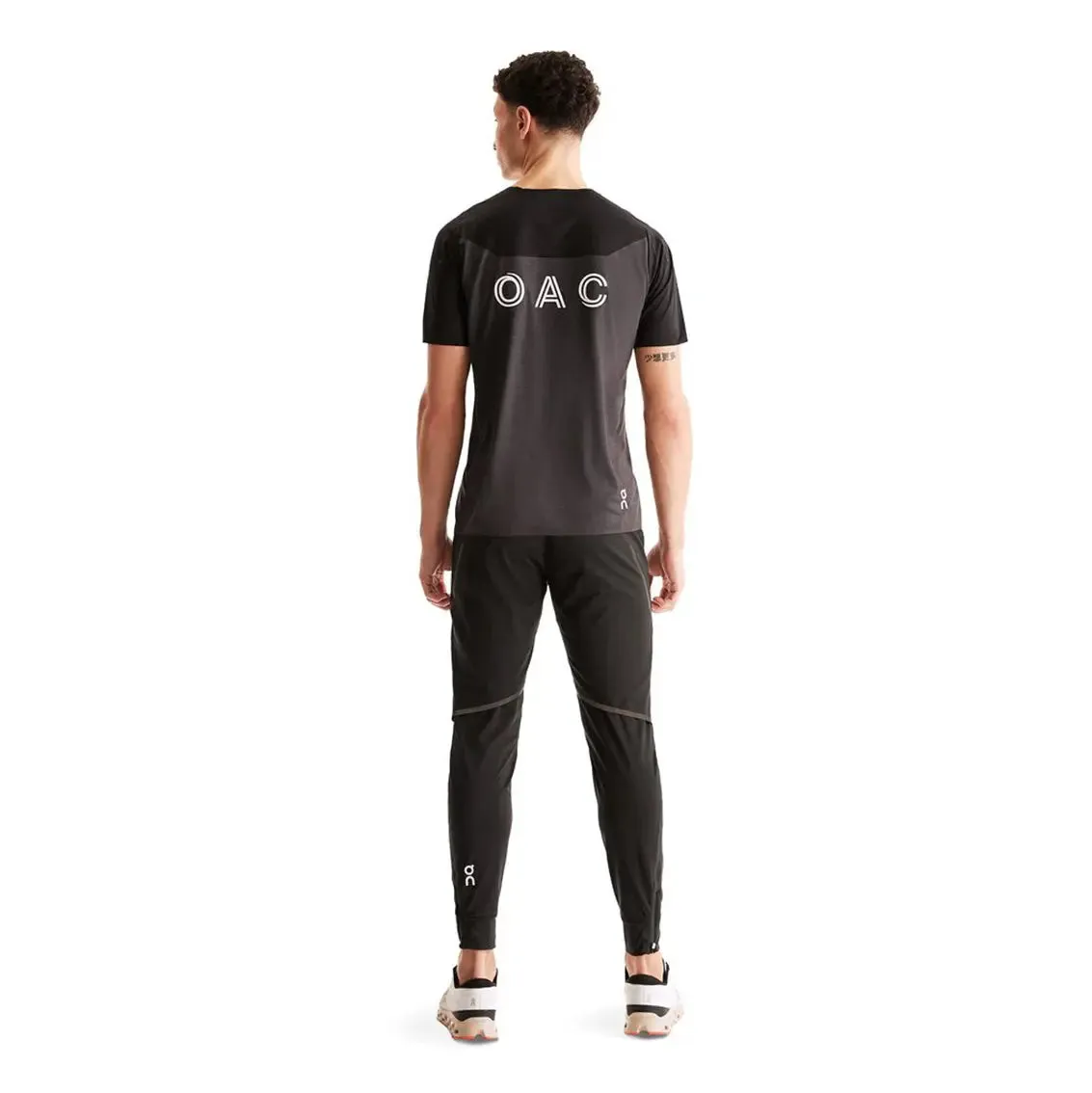 Mens On Running OAC Running Pants - Black Fantasy Glow Chic Design
