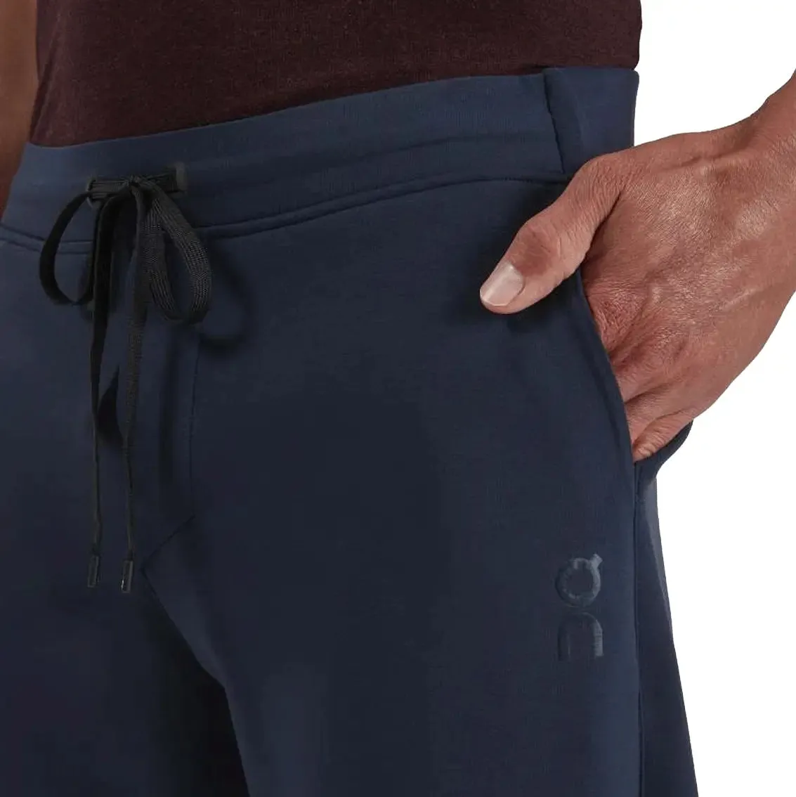SeamlessPockets Conscious Fit Mens On Running Sweat Pants - Navy