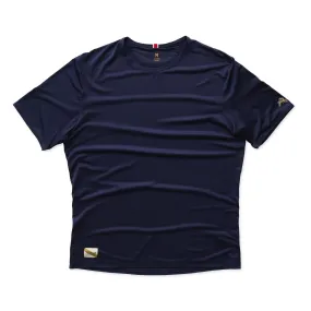 Mens Tracksmith Twilight Short Sleeve Running T-shirt Myth Soul AntiOdor Fabric