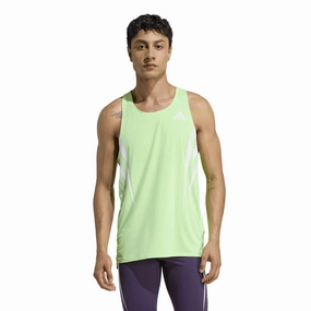 Mens adidas Adizero NYC Singlet polo neck