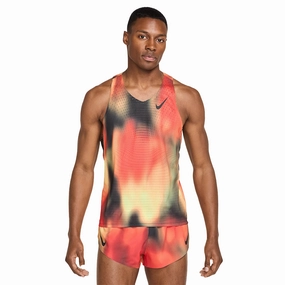 Ethically Sourced Materials Moisture Wicking Fabric Mens Nike DriFit ADV Aeroswift Elite Entry Singlet