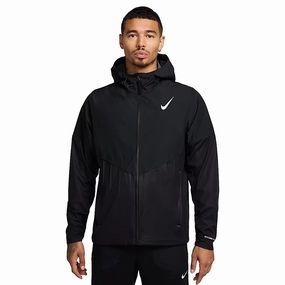 Mens Nike Storm-FIT AeroSwift Aerogami Running Jacket MultiPocket Layout Fade Resistant Exterior