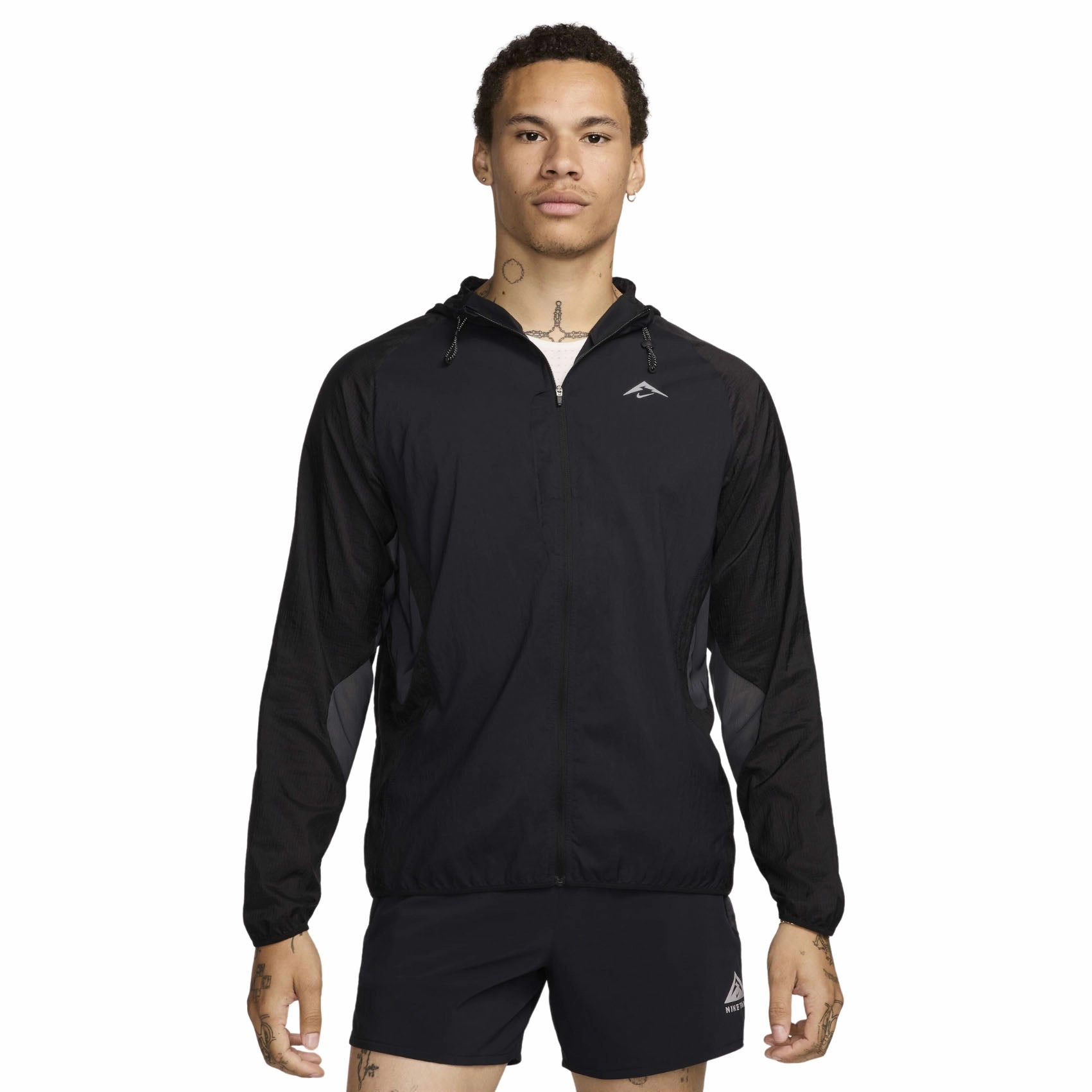 Eco Friendly Fabric Mens Nike Trail Aireez Running Jacket