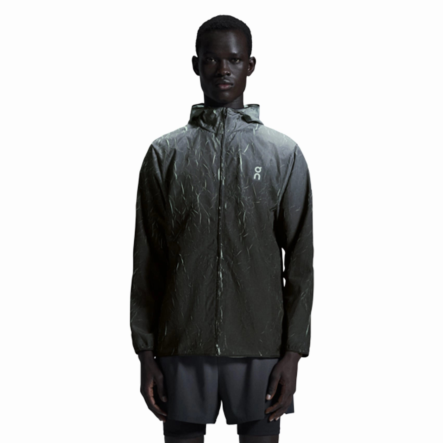 Mens On Running Pace Run Jacket Stretch Fabric