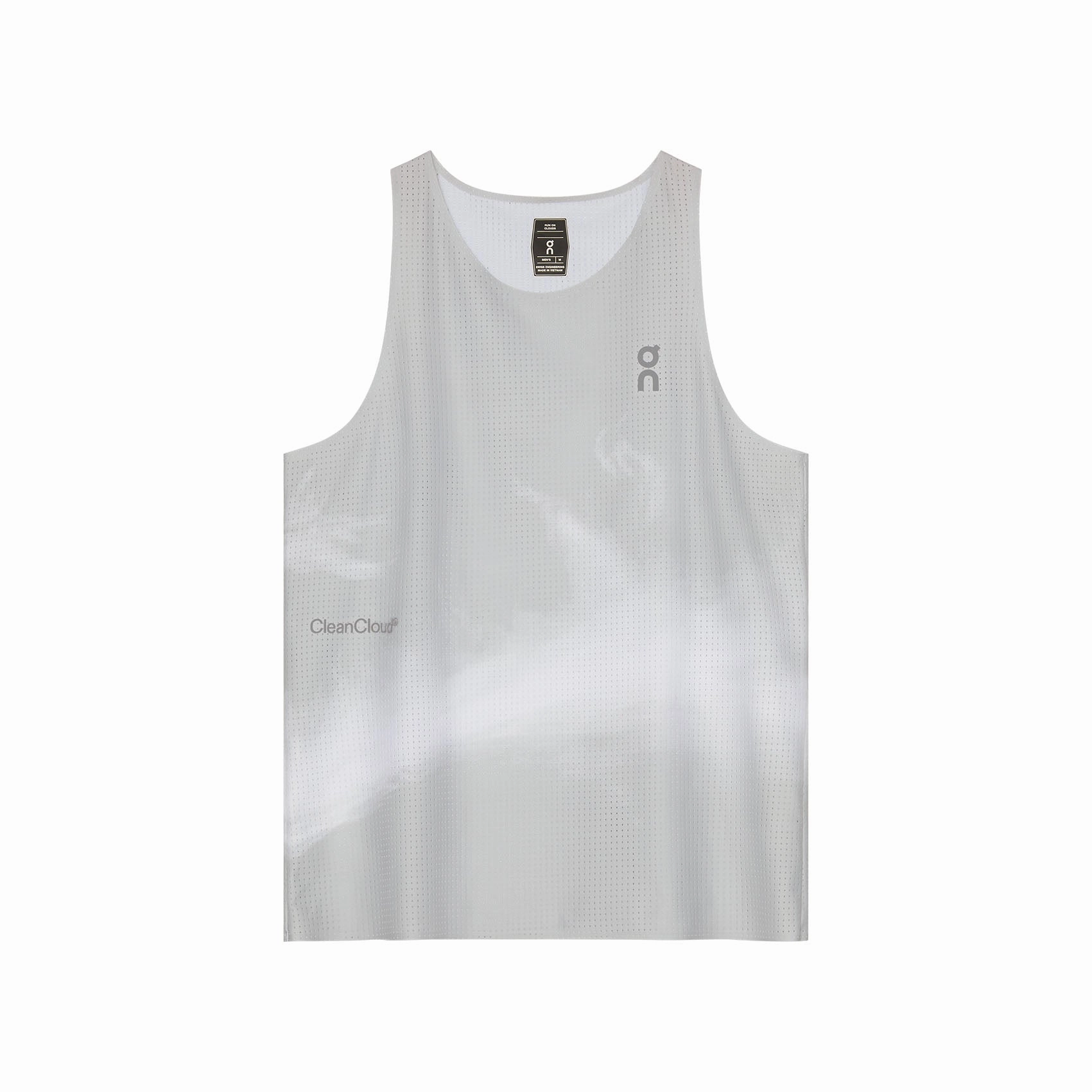 Mens On Running Pace Tank (2025) UV resistant Hypoallergenic Textile