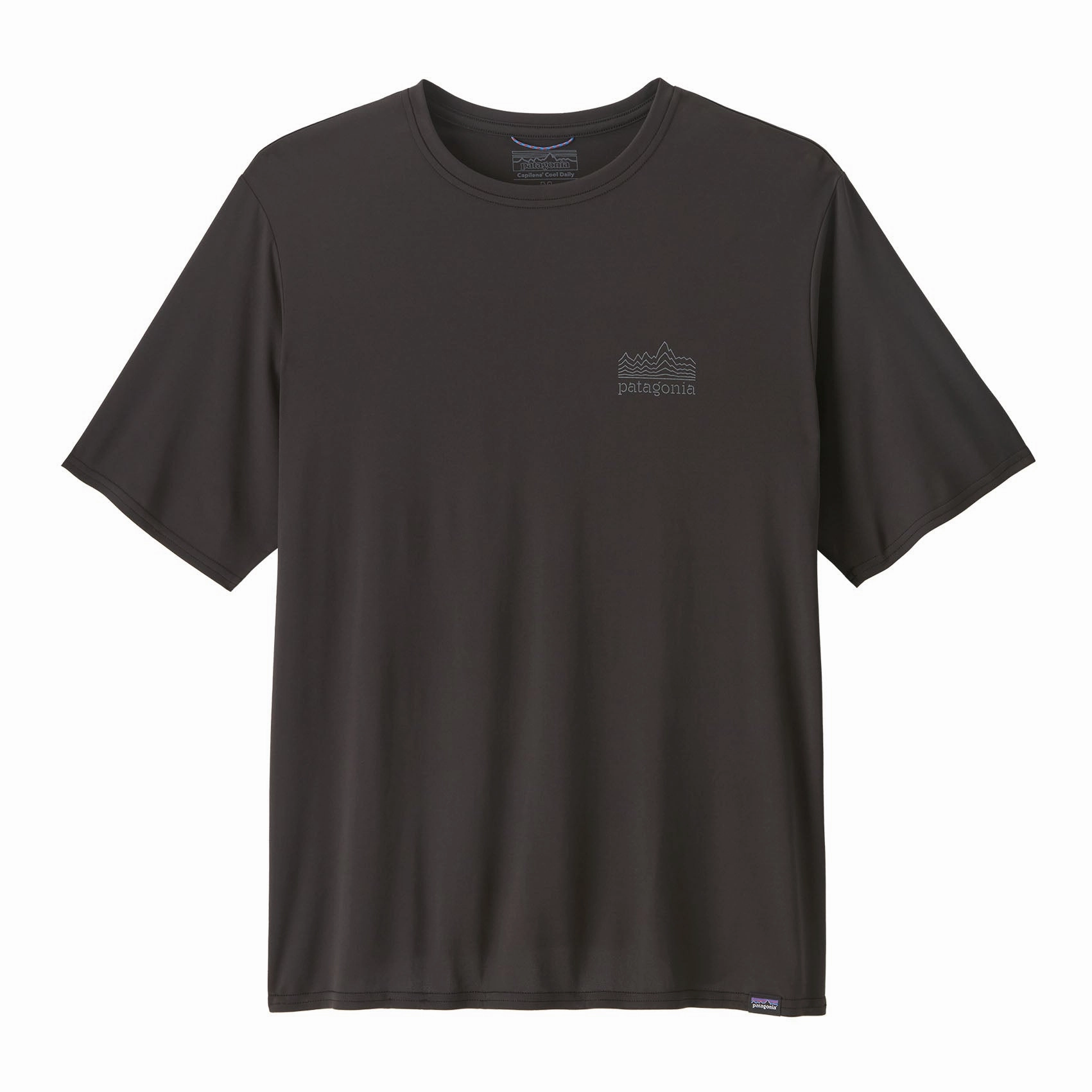 Perfect for Outdoors DoubleStitchedHem Mens Patagonia Capilene Cool Daily Graphic Shirt