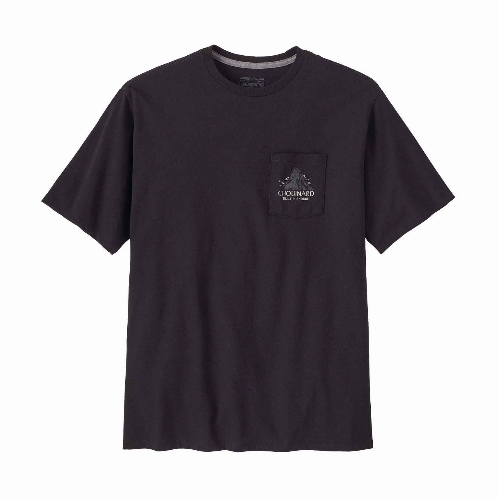 Mens Patagonia Chouinard Crest Pocket Responsibili-Tee Trendy Top