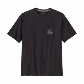 Timeless Wear QuickDry Material Mens Patagonia Chouinard Crest Pocket Responsibili-Tee