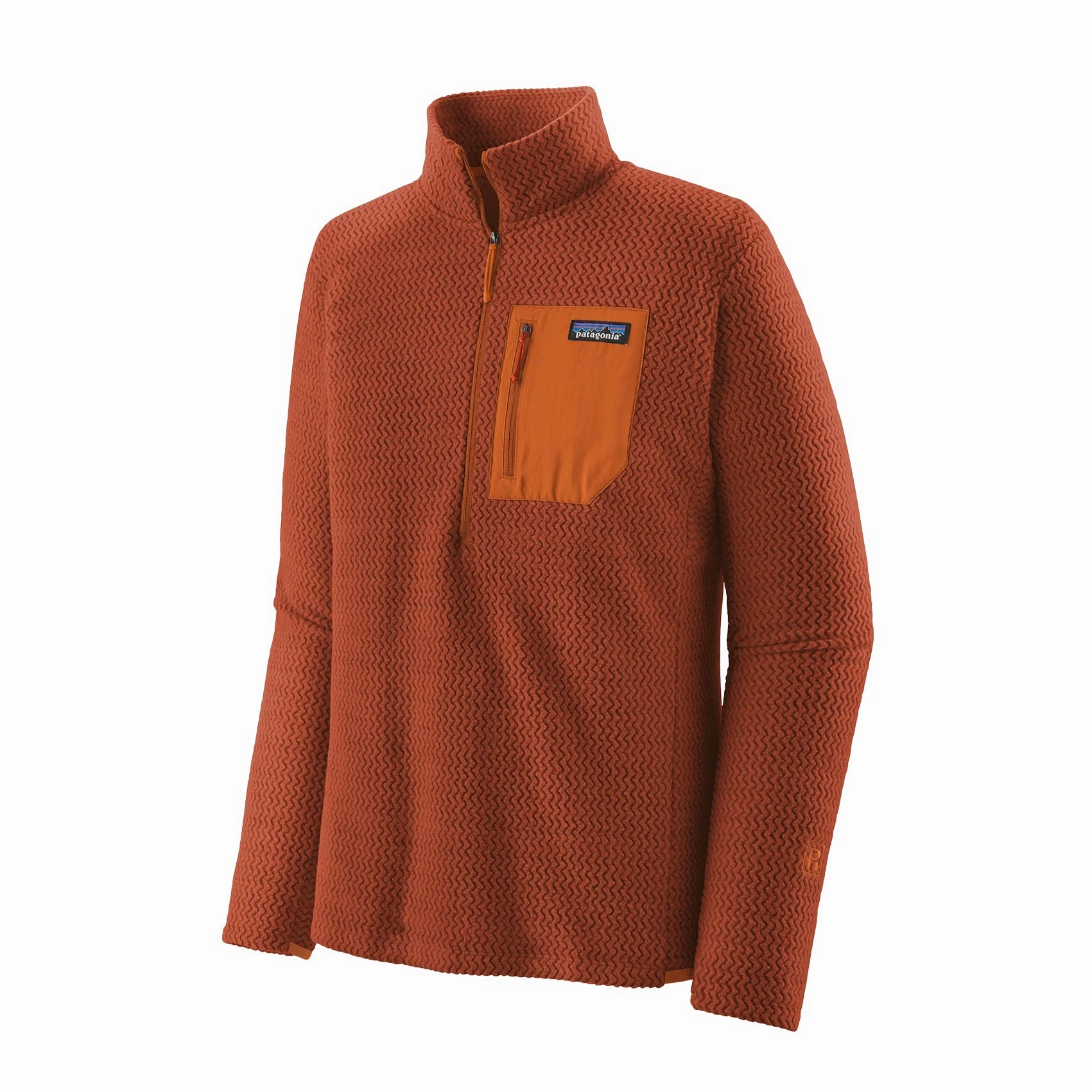 Minimalist Design Mens Patagonia R1 Air Zip-Neck