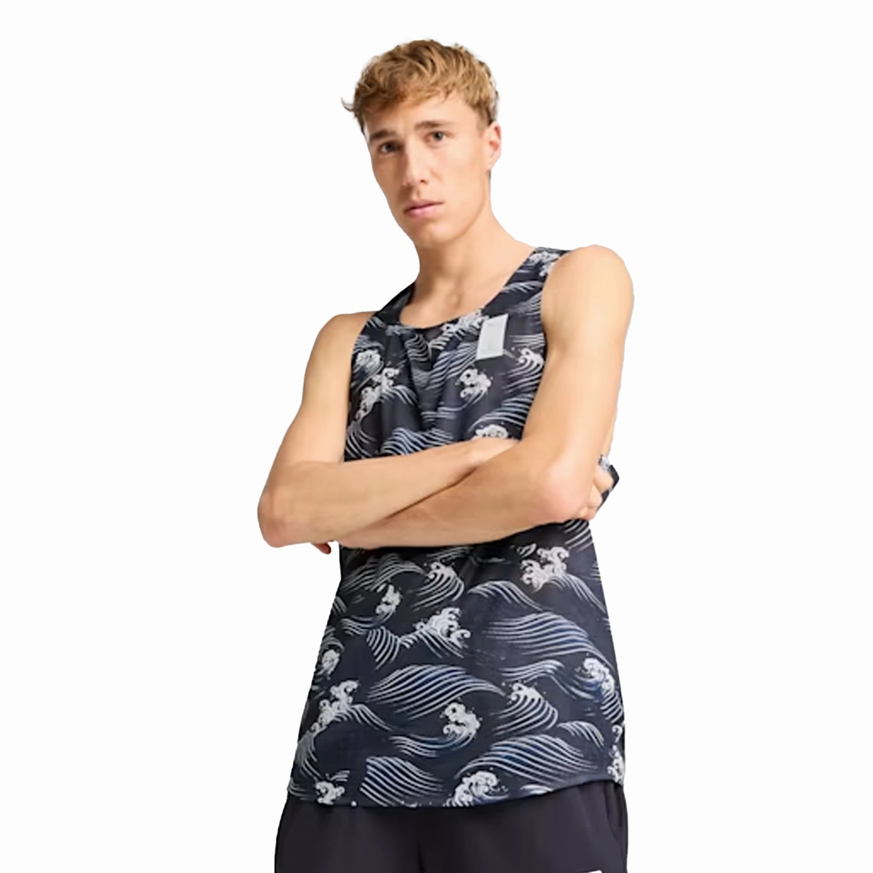 Mens PUMA x Saysky Singlet AOP certified