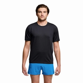Mens Saucony Stopwatch Short Sleeve Tee spandex blend