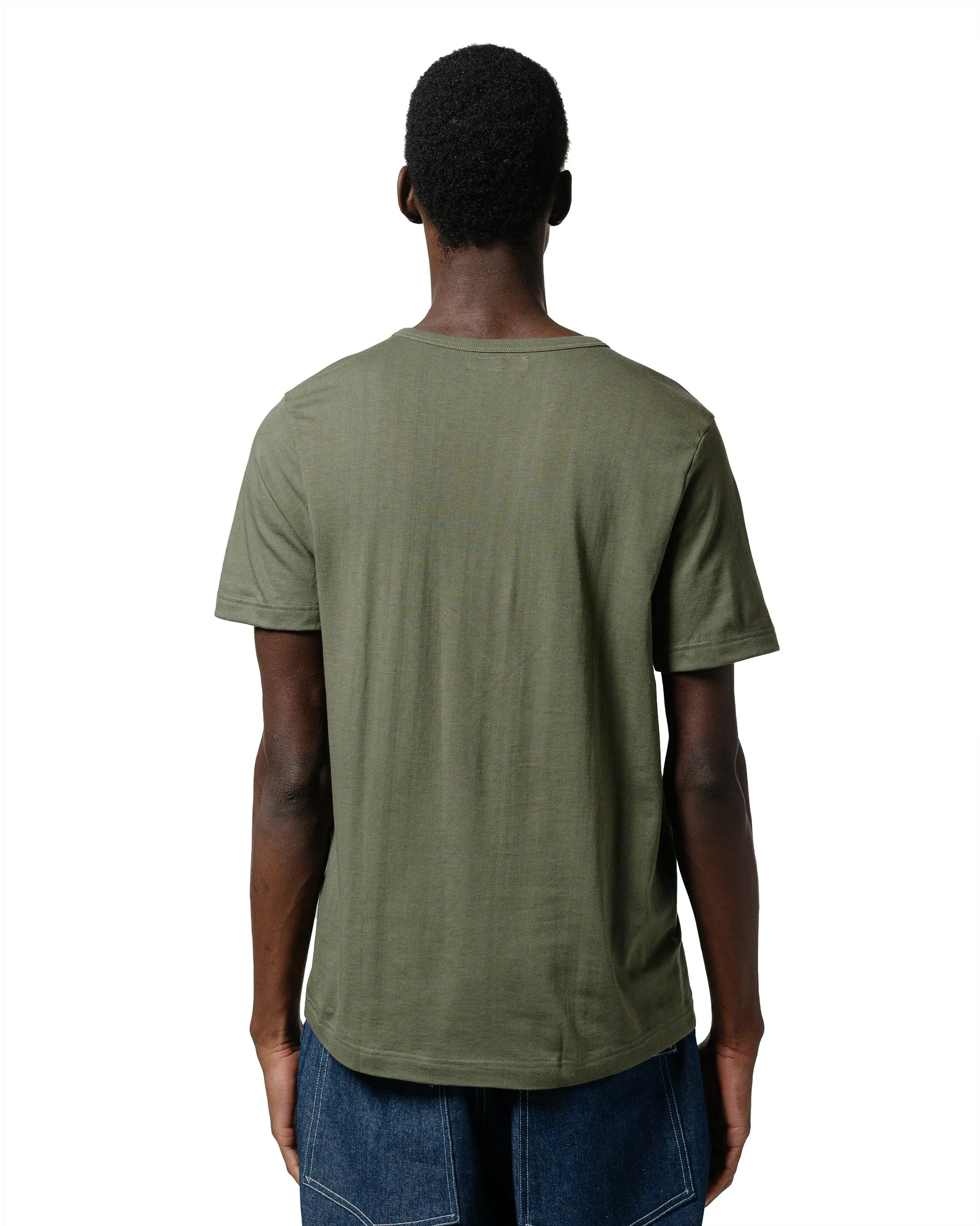 Cool Style Merz B. Schwanen 1950s Loopwheeled T-Shirt Army
