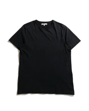 Merz B. Schwanen 215 Loopwheeled T-Shirt Deep Black Solid color purity