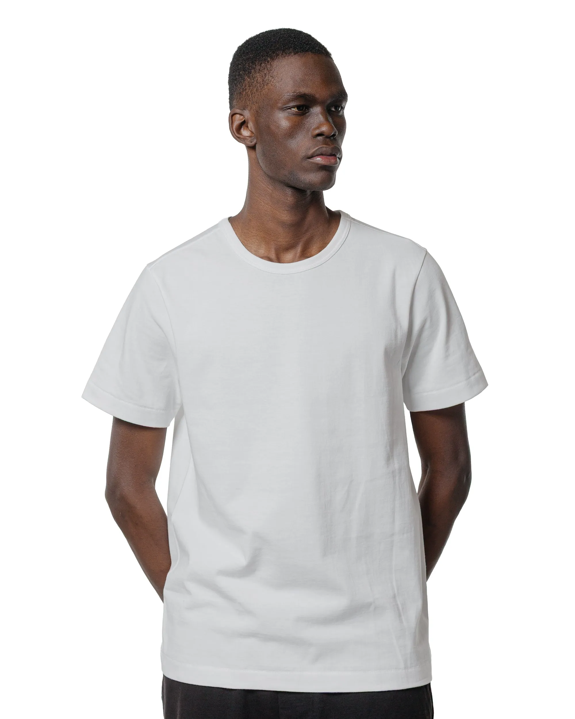 Essential Top Fade Resistant Dye Merz B. Schwanen 215 Loopwheeled T-Shirt White