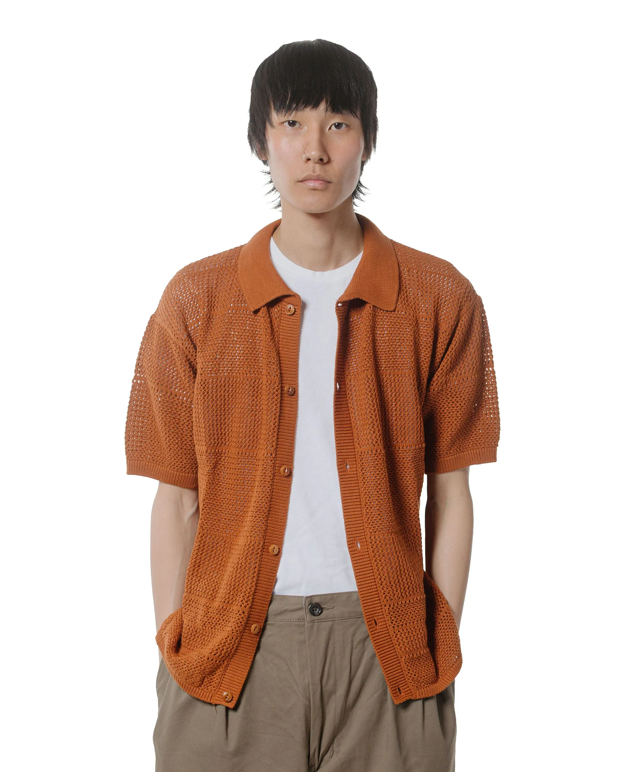 Neutral Colors Anniversary Celebration Merz B. Schwanen KNITSHIRT01 Crochet Shirt Caramel