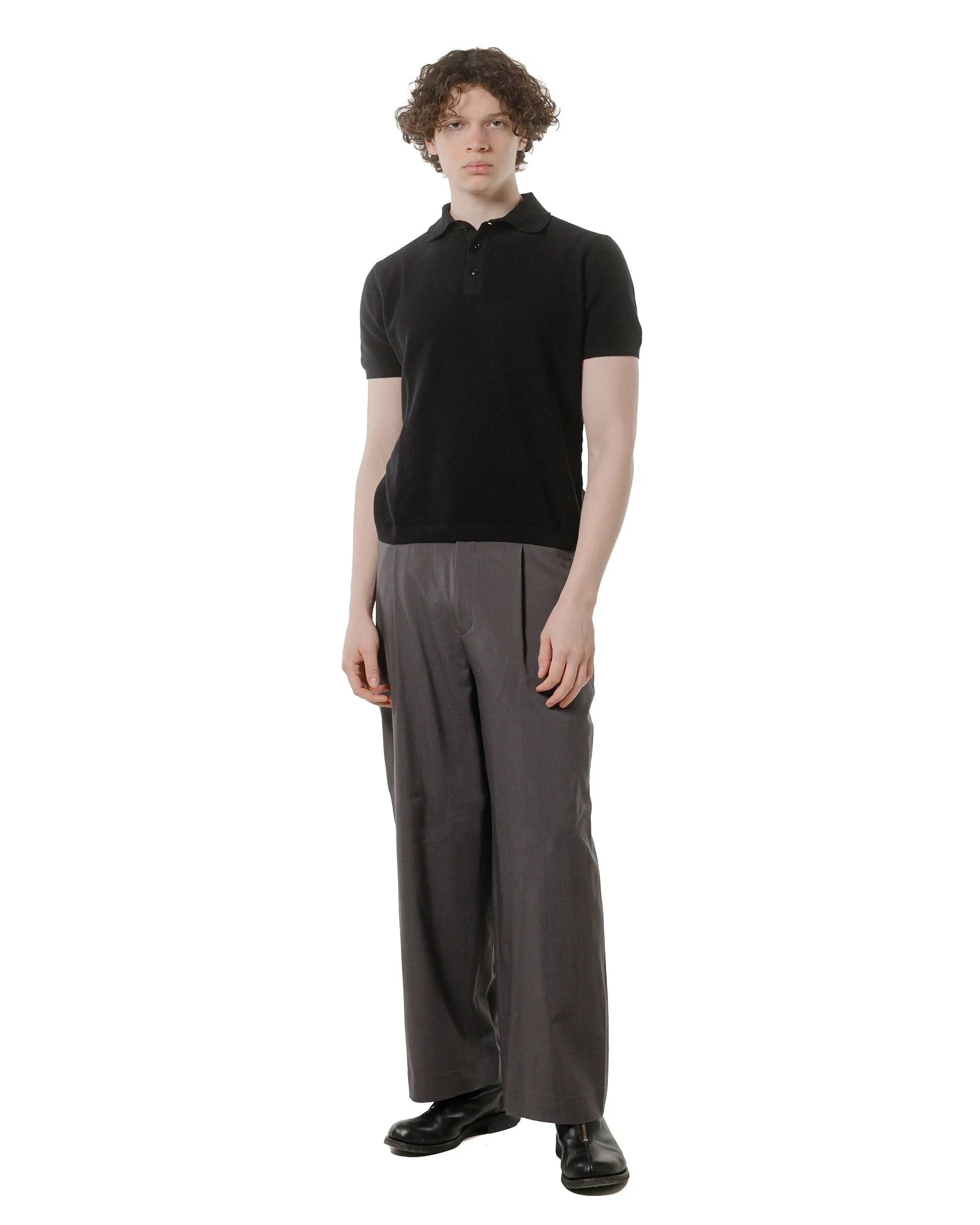 Polished Look Merz B. Schwanen KPLP02 Knitted Polo Deep Black
