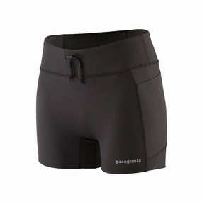 Flexible Cut MultiPocket Design Womens Patagonia 4 Inch Endless Run Shorts