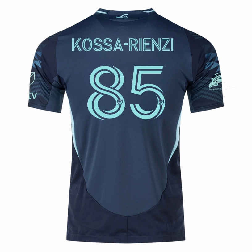 Thermal Regulation System adidas K. Kossa-Rienzi Andrade Sounders Authentic Away Jersey 25/26 w/ MLS Patches & Sponsor (Aura Ink)