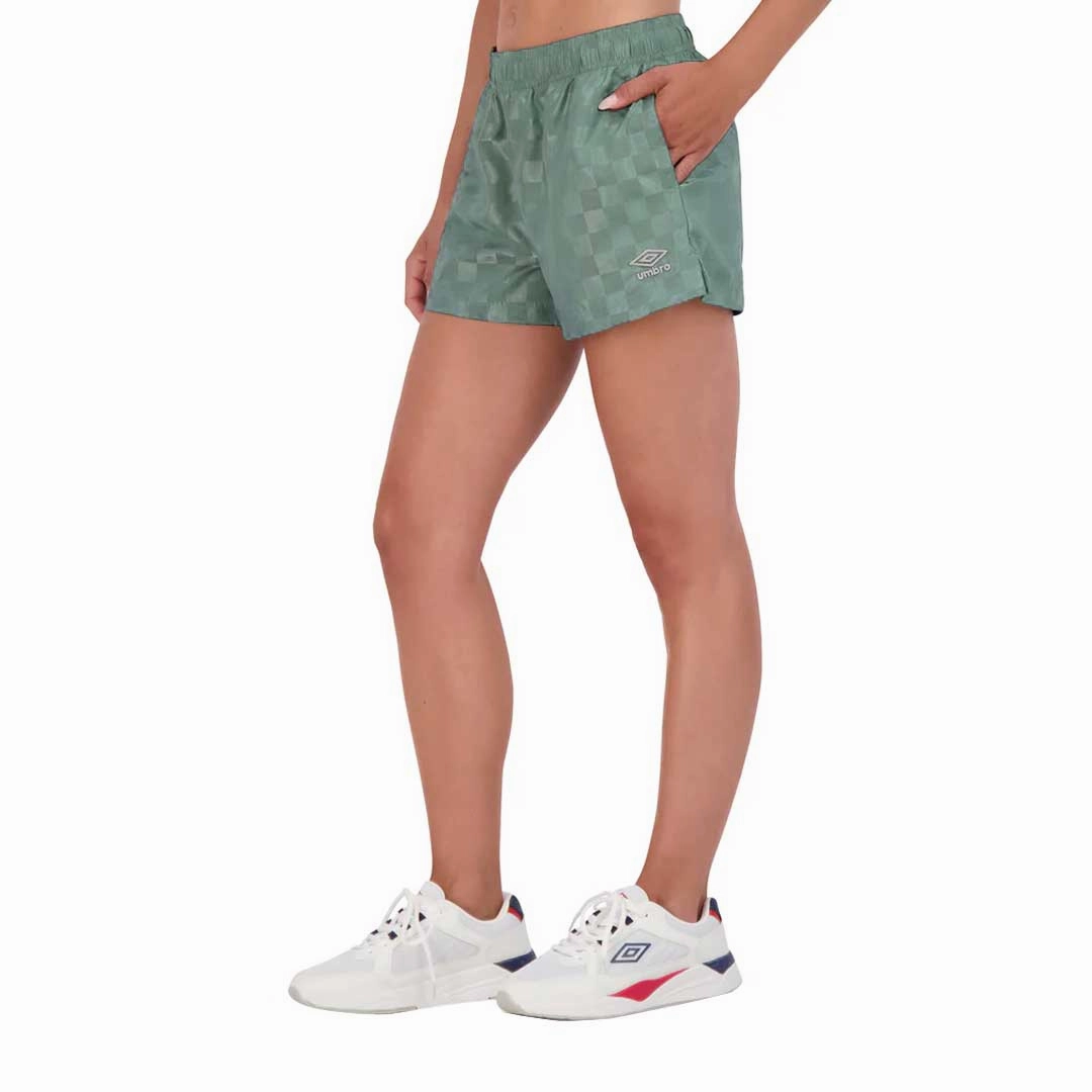 Umbro - Women's 3" Checkerboard Shorts (HUUL1UBF5 UZ4) Heat Ready