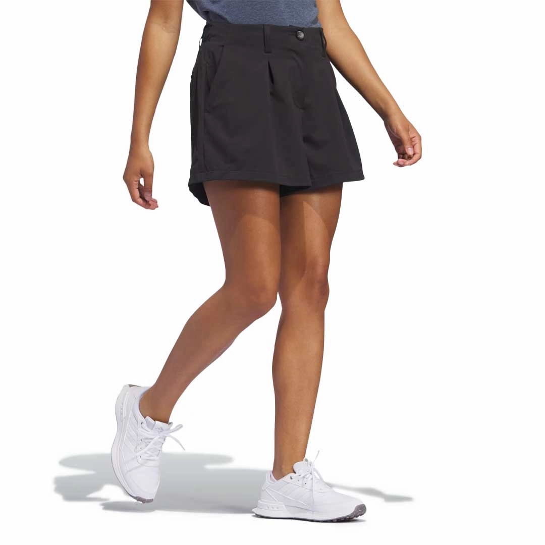 adidas - Women's Go-To Pleated Shorts (IP4199) Athletic Cut
